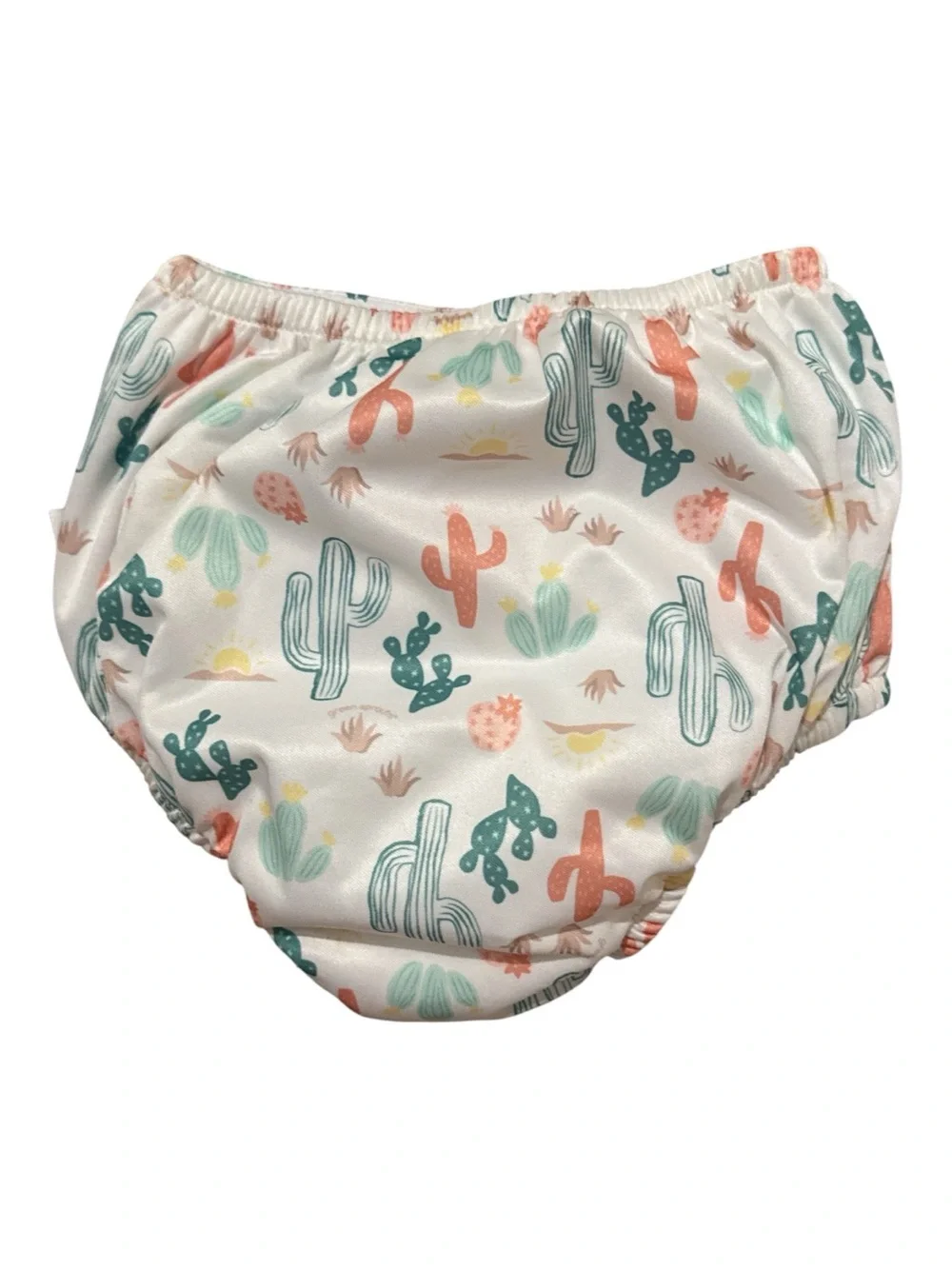 Green Sprouts Toddler Eco Pull-up Swim Diaper Cactus Print Summer Pool Size 4T